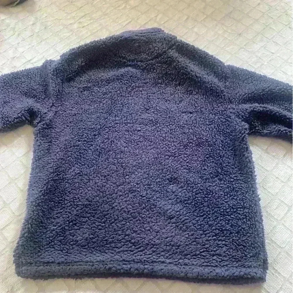 Southern Marsh 1/4 Zip Purple Sherpa Pullover Jacket Size Medium Excellent